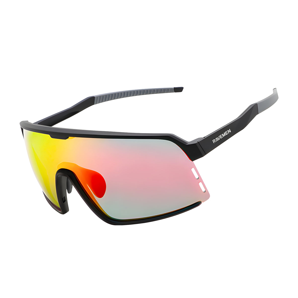 Cycling Sunglasses with Interchangeable Lenses - Lightweight TR90 Frame ROCKBROS Polarized Sunglasses UV400 Transparent Cycling  main image 2