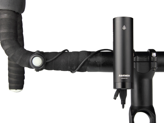 RAVEMEN CR800 bike light integrated design