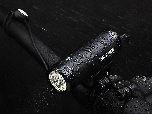 RAVEMEN CR500 bike light IPX6 water resistance