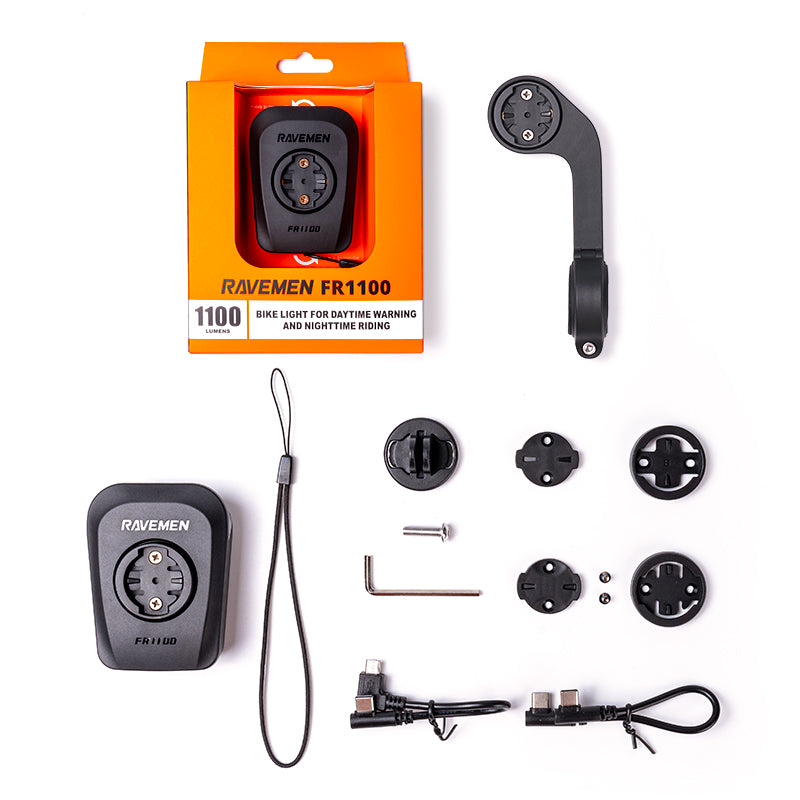 FR1100 1100-Lumen Bike Front Light - RAVEMEN